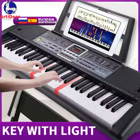 Professional children 61 Keys Piano Musical Keyboard Synthesizer Digital Music Electronic Instrument