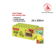 [1 Carton] MARIGOLD Asian Drinks Less Sugar Ice Lemon Tea (24x250ml)