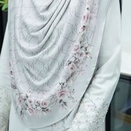ROSE TUDUNG ONLY | Bawal Selapis | Shawl Butterfly | Bshawl | Bawal Selapis | Shawl Cutting Bawal