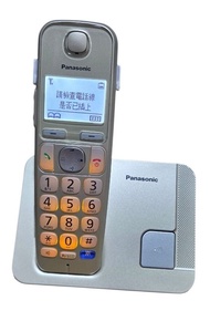 Panasonic 無線電話 KX-TGE210 大字中文顯示
