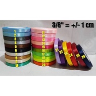 Satin Ribbon 3/8" (+/- 1 cm)