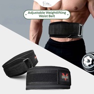 EzLife Weightlifting Waist Belt Adjustable Gym Belt Fitness Squat Training Back Support Fitness Belt