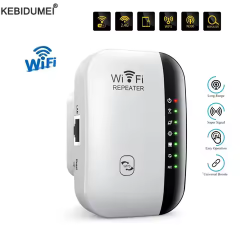 300Mbps WiFi Repeater WiFi Extender Amplifier WiFi Booster Wi Fi Signal 802.11N Long Range Wireless