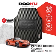 Rooku Car Mat Porsche Boxster / Cayman 2016 - Present 718 / 982
