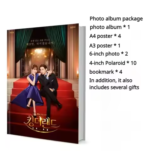 King The Land Welcome To The Kingdom of Kings Korean Drama Photo Album Art Book Album Poster Badge S