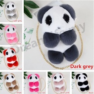 Panda sling bag(cross bag) fluffy shoulder bag