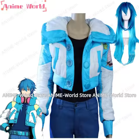 Anime Cosplay Mens Womens DMMD Aoba Seragaki Cosplay Costume Halloween Only Jacket Coat Cap Hat Wint