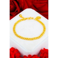 Gelang tangan dunhill dewasa emas bangkok 24k high quality