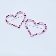 Denni Pink Plating Heart Shape Brooch