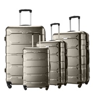🥇【Hot Sale】🥇NEW 4PCS luggage sets suitcase on wheels Women spinner rolling luggage ABS travel suitcase set hardside trol