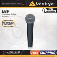 Behringer BA85A Dynamic Super Cardioid Microphone with Carrying Case (BA 85A / BA-85A)