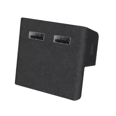 USB Shunt Hub Docking Station For Tesla Model 3 Y Quick Charger 3 USB Shunt Hub Flocking Adapter Pow