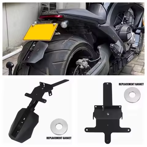 New For Benda LFC700 LFC 700 lfc700 Motorcycle Short Tail License Plate Holder Retractable Mudguard 