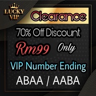 VIP Mobile Number Clerance, 70% Off, Ending with ABAA AABA Series Special Mobile Number, From Rm99 O