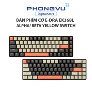 Bàn phím cơ không dây E-DRA EK368L Alpha/Beta Yellow Switch- Bảo hành 24 tháng
