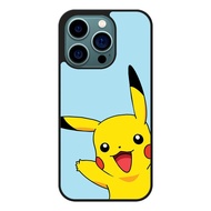 Casing Case iPhone 14 13 12 11 X Mini Plus Pro Max Pikachu S0408