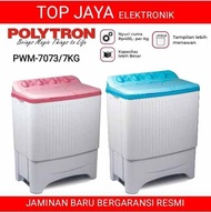 MESIN CUCI POLYTRON PWM-7073 7KG NEW SERIES