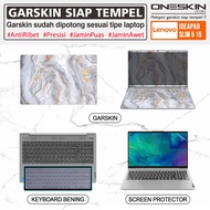 Garskin Sticker Laptop Sticker Screen Protector Keyboard Protector Lenovo IdeaPad Slim 3i 5i-15 15ARE05 Picture Full Body Silicone Clear Glossy Doff