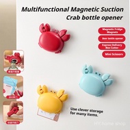 Crab-Shaped Magnetic Multi-Tool - Bottle Opener, Fridge Magnet, Mini Box Cutter & Portable EDC Gadge