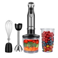 Biolomix เครื่องปั่นมือถือ 4 in 1 Hand Blender เครื่องบดสับ เครื่องปั่นเนื้อ Smoothie Cup 1200W