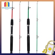 MYRONGMY Fishing Rod, 2 Sections 1.0m Length Spinning Rod, High Quality 107g Lure Weight Carbon Trav