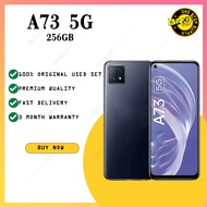 100% ORIGINAL A73 5G 8GB + 256GB ( 2nd Phone Secondhand Used Terpakai Condition Grade A)