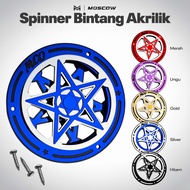 AUTOMATIC SPINNER FAN COVER TWO TONE ACRYLIC 3MM ENGINE COVER AUTOMATIC RADIATOR FAN PROTECTOR STAR 