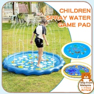 Splash Pool 170cm / 100cm Fountain Pad sprinkle Water Splash Play Mat Summer Outdoor Swimming Pool