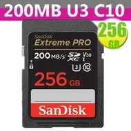 SanDisk 256GB 256G SDXC【200MB】Extreme Pro SD U3 4K A1相機記憶卡