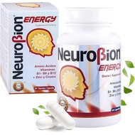 60 Kapsul Suplemen Neuro-Energy - Asid Amino dan Vitamin B1 B2 B6 B12 - Meningkatkan Kesedaran Otak 