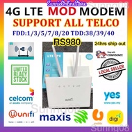 🌟New🌟Modified Modem 4G Router/CPE Wifi Modem With SIM Slot RS980 wifi router provide high-speed