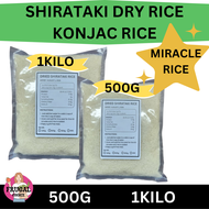 SHIRATAKI RICE SHIRATAKI DRY RICE 1KG LOW CARB SHIRATAKE RICE KONJAC RICE KETO PRODUCT