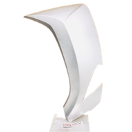 Nouvo 6 Right Fairing Silver Zin Yamaha - 2XCF835V0035