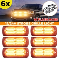 12-24V 40Led Amber Light Car Truck Strobe Light Emergency Warning Strobe Flashing Bar