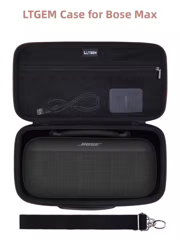 LTGEM Phone Case Compatible with Bose SoundLink Max Portable Bluetooth Speaker with Shoulder Strap, 
