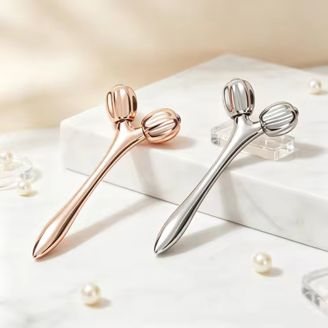 1/2pcs 3D Facial Roller Massage V Shape Face Lifting Massage Lift Full Body Massage Massage Relaxati
