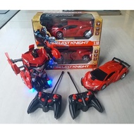 TRANSFORMERS AVENGERS OPTIMUS RC CAR CHILDREN'S TOY CAN CHANGE