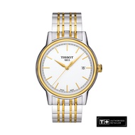 Tissot Carson Men's Two Tone Stainless Steel Bracelet and White Dial Quartz Watch - T085.410.22.011.00