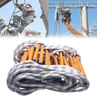 Nylon Emergency Ladder Roll/ Hanging Ladder Fire Boat Escape Ladder 5 Meters