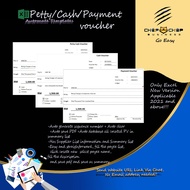 Petty cash voucher/cash voucher/payment voucher excel template automate