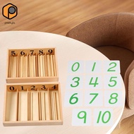 [prettyia] Montessori Spindle Box,Teaching Aids,Educational Toys,Professional with 55