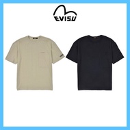 [EVISU] Men's EVISU Embroidery Single OVERFIT Blue Key / EVISU short sleeve shirt /  EVISU t shirt  / evisu korea / Evisu authentic t shirt / korea authentic evisu loose fit hills unisex round t shirt