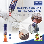 "SELLEYS" BIG No More Big Gaps Expanding Foam Gap Filler Wall Air Con Pipe Gap Filler DIY Expand Foa