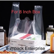 PE Singlet Bag /Plastic Bag Transparent With Handle 18'' x 22''#Beg Plastik Tangkai 18” x 22”-plastic bag clear 18x12