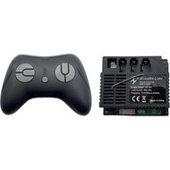 JR1930RX-2-24V 2.4G Black Remote Control and Receiver, for Kids Ride On Toys, 24V Control Box Mother
