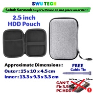 2.5 inch External Hard Disk Pouch 📢 CAN'T Fit PC 3.5 inch Hard Disk Drive  2.5" External HDD Bag