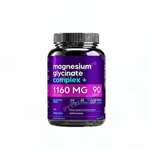 Magnesium Glycinate Capsules High Absorption Non Laxative Supports Muscle Function Healthy Metabolis