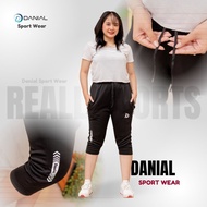 Danial - Men's and women's Running pants - 7/ 8 fitness gym pants made of elastic scuba material
