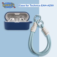 for Technics EAH-AZ60 Protective Case Nylon Lanyard Soft Cover Shells Washable Housing Anti Dust Sle
