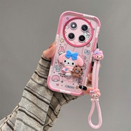 Honor X9c 5G Casing For Honor X9c X9 c X 9CX9a X9b HonorX9c 5G 2025 With Hand Rope Cartoon Cute 3D D